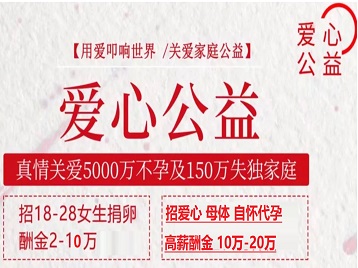 中原捐卵助孕生子 爱心志愿者招募